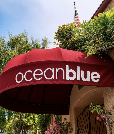 Oceanblue Close-Up Branding